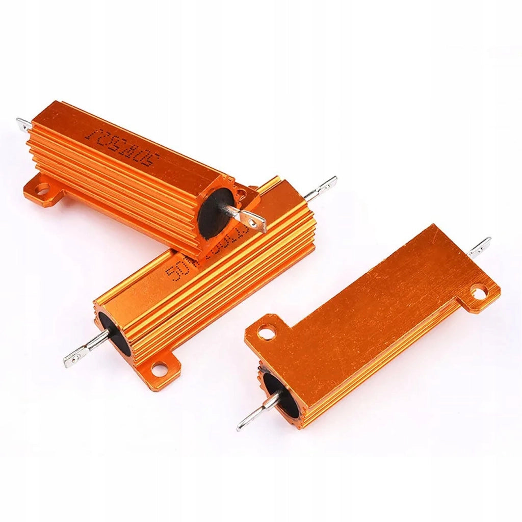 Reostato a Filo con Dissipatore 50W 4Ω Canbus – Alta Qualità, Raffreddamento Efficace | Per Auto con LED, Sistema Canbus