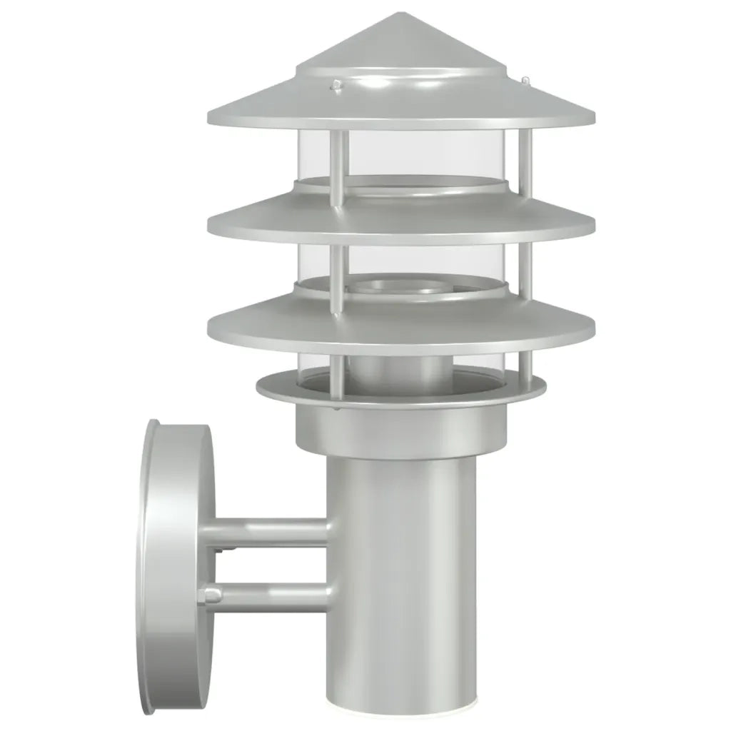 Applique da Esterno 2 pz Argento in Acciaio Inossidabile CFW4710990