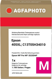 ORIGINAL Agfa Photo Cartuccia d'inchiostro magenta APET405XLMD ~1100 Seiten 14,7ml