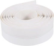 Fascia di chiusura porta 35 × 500 cm - Silicone - Striscia di chiusura - Striscia di guaina - Eterno - Impermeabile - Resistente al vento - Resistente all'usura - Bianca .