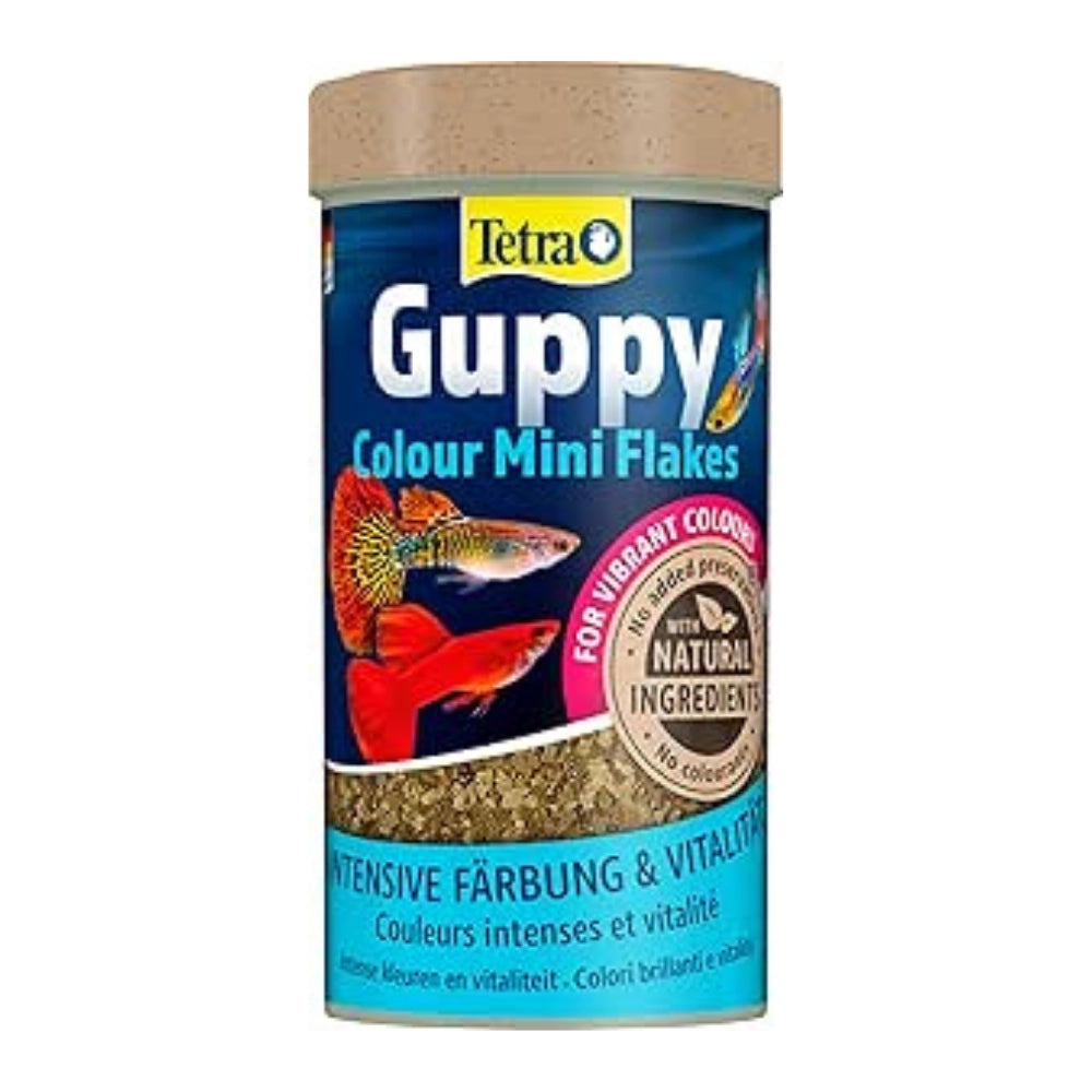 Tetra Guppy Colour Mini Flakes Formato: 250 ml