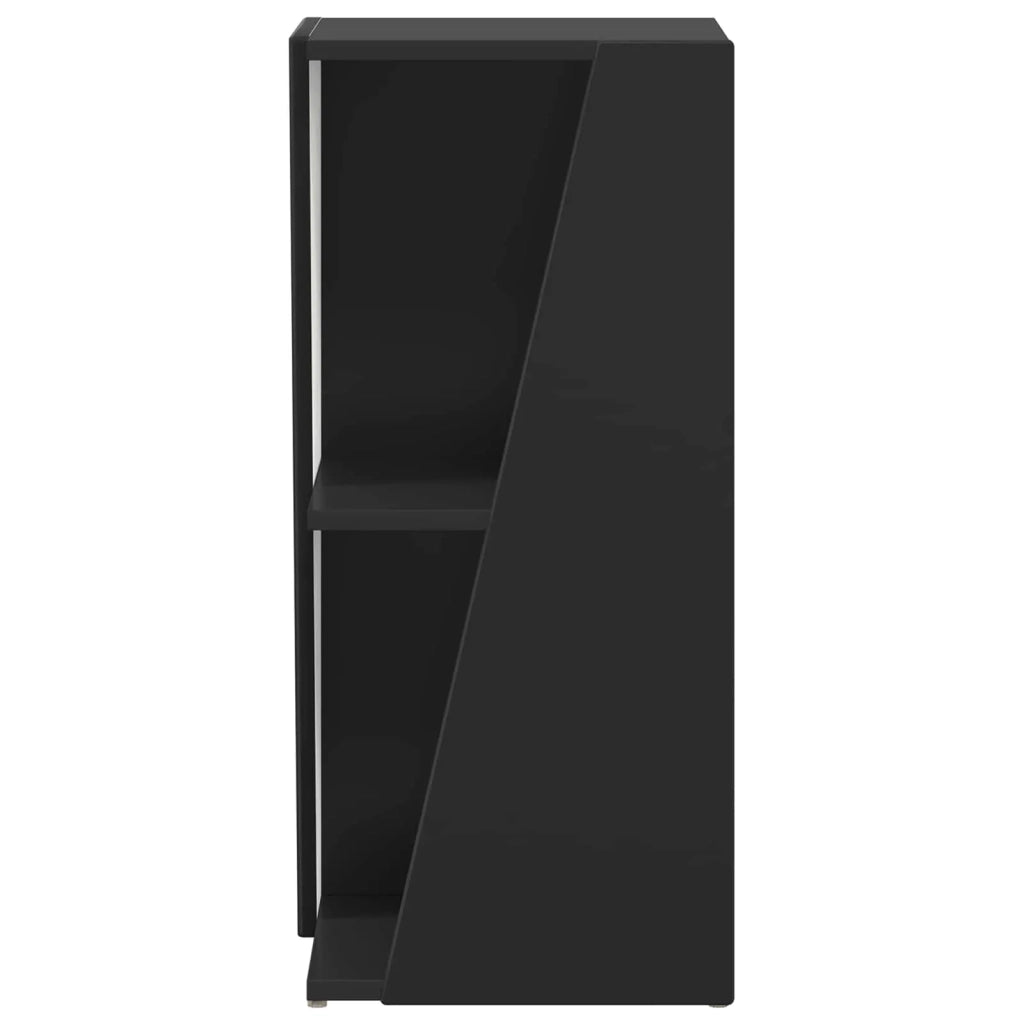 Mensola laterale Nero 33 x 32 x 70,5 cm Legno multistrato