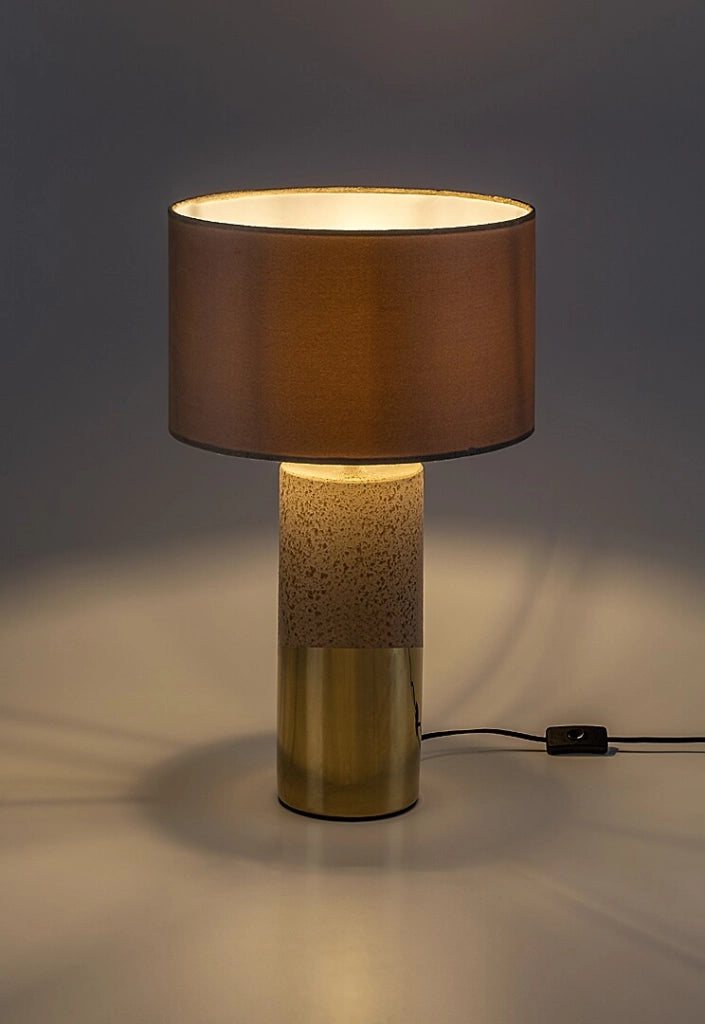 Lampada da tavolo ceramica oro-bronzo E27 Yelda Rabalux