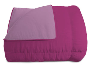 Trapunta Invernale Matrimoniale Doubleface 300gr Lilla/Fuxia