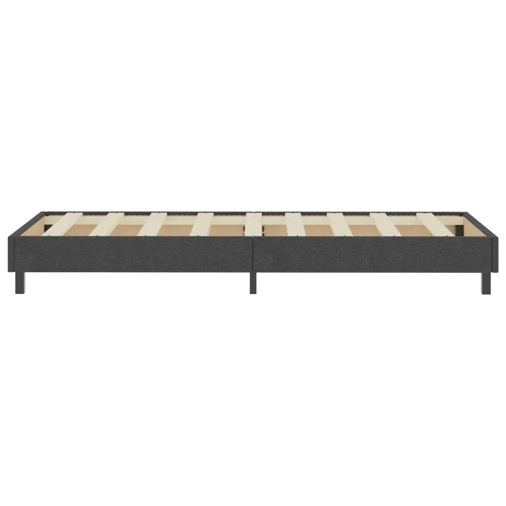 Letto a Molle Grigio in Tessuto 90x200 cm 287453