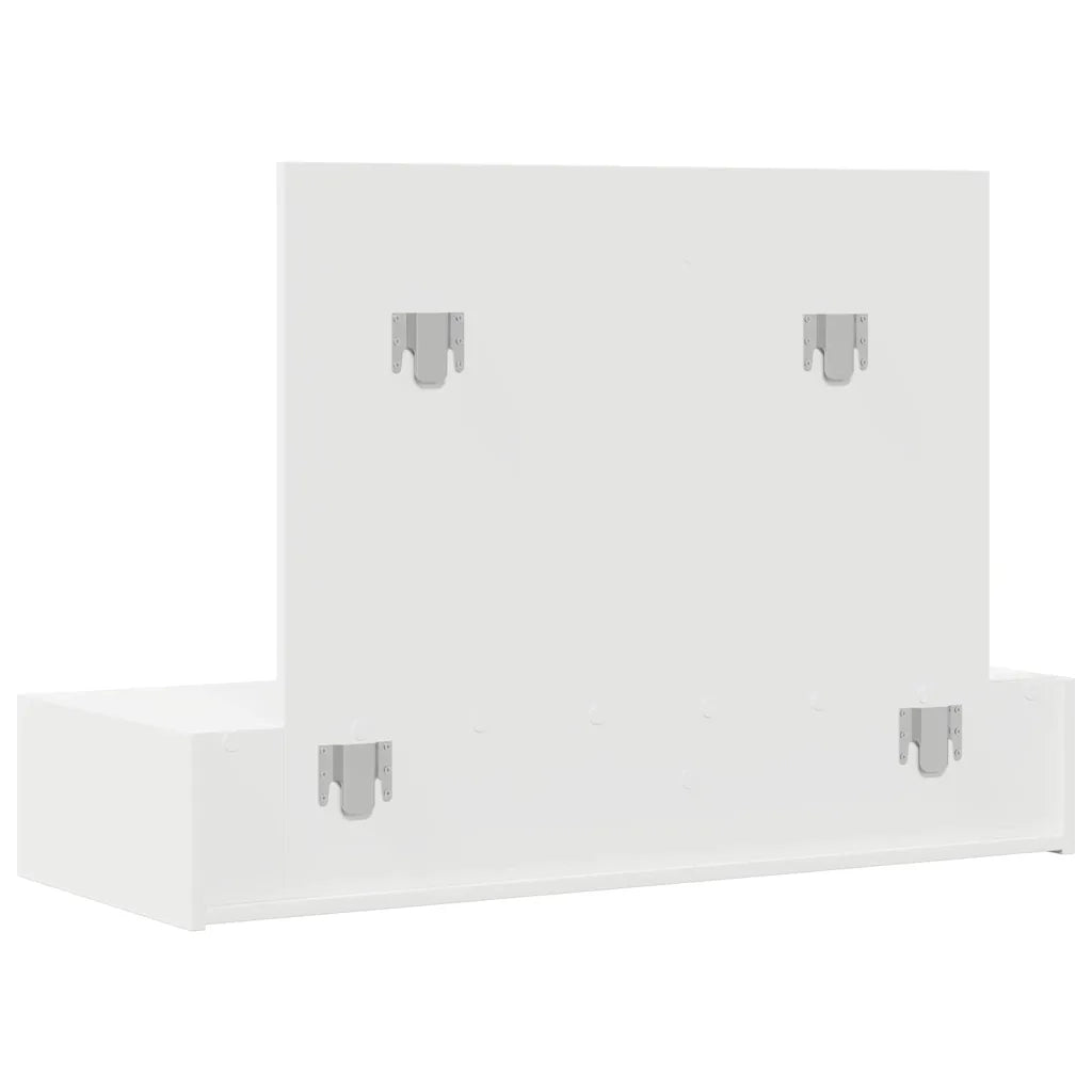 Toeletta | Tavolo da Trucco Bianco 100 x 40 x 70 cm Legno multistrato