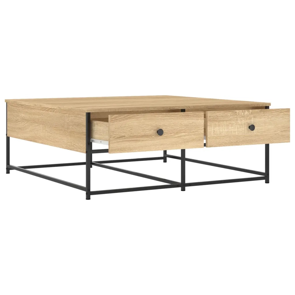 Tavolino da salotto | Tavolino da caff¨¨ | Tavolino da Soggiorno Rovere Sonoma 100x99x40cm Legno Multistrato