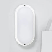 LAMPADA LED DA PARETE APPLIQUE OVALE 18W LUCE FREDDA 6000K INTERNI ESTERNI FC104