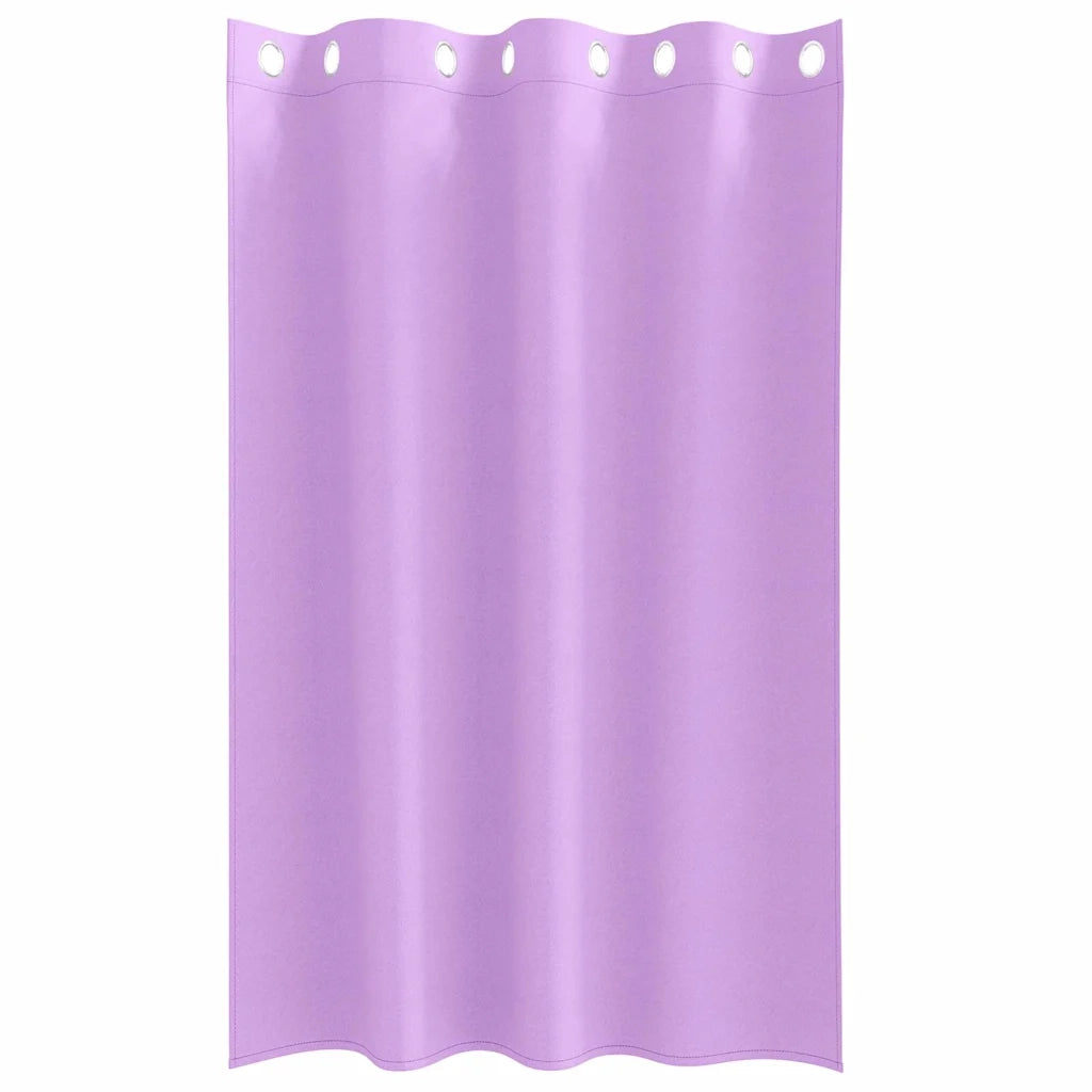 vidaXL Tende con tende 2 pcs Viola Poliestere