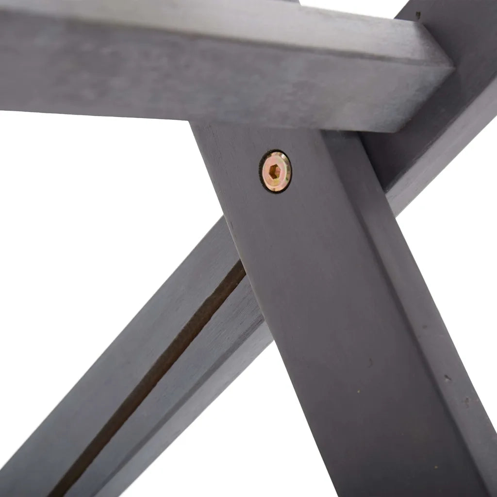 Sedie da Giardino Pieghevoli 4 pz in Legno Massello d'Acacia 46336