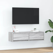 Mobile TV  Grigio Sonoma 100x31x25,5 cm Legno ingegnerizzato