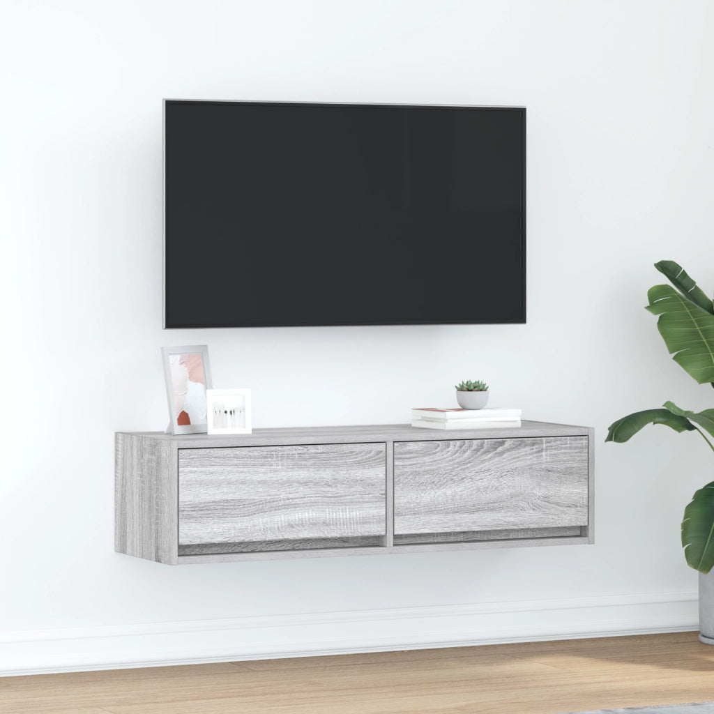 Mobile TV  Grigio Sonoma 100x31x25,5 cm Legno ingegnerizzato