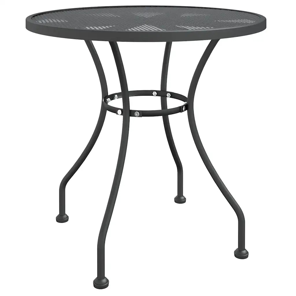 Set da Pranzo per Giardino 5pz Rete Metallica Espansa Antracite 3084714