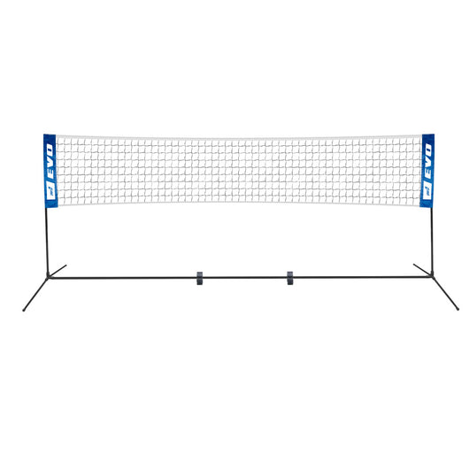 Rete Impermeabile Portatile per Beach Volley 5x0,77m con Paletti e Borsa Bianca