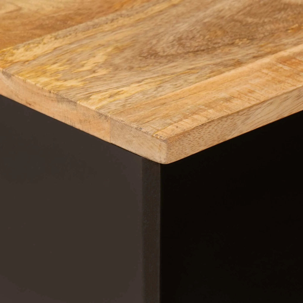 Mobile TV Marrone 100 x 33 x 46 cm Legno di mango massello 4018312