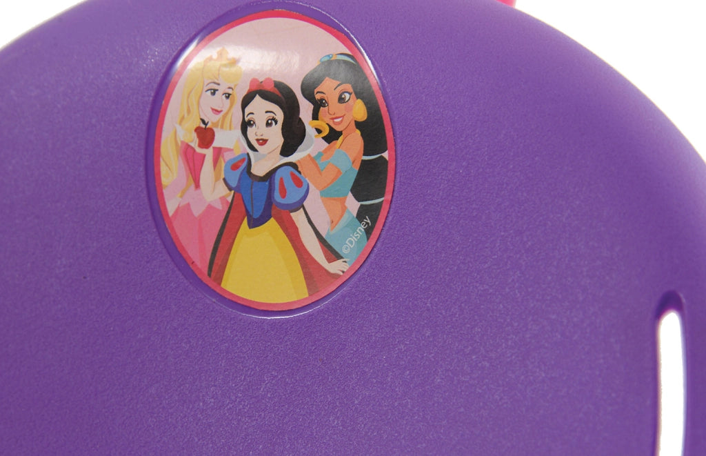 Triciclo a Pedali Primi Passi per Bambini con Maniglione Genitoriale Rimovibile e Vano Contenitore Disney Princess Lilla