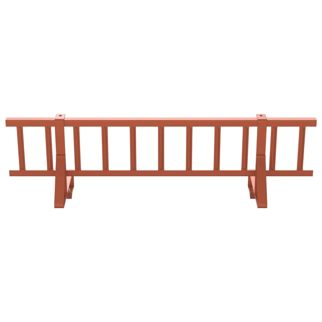 Guardia per neve sul tetto Rosso 800 x 29,5 x 34,5 cm Acciaio