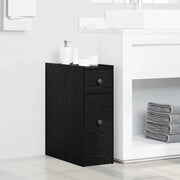 Set di mobili per il bagno Rovere Nero 80 x 18 x 60 cm 871643