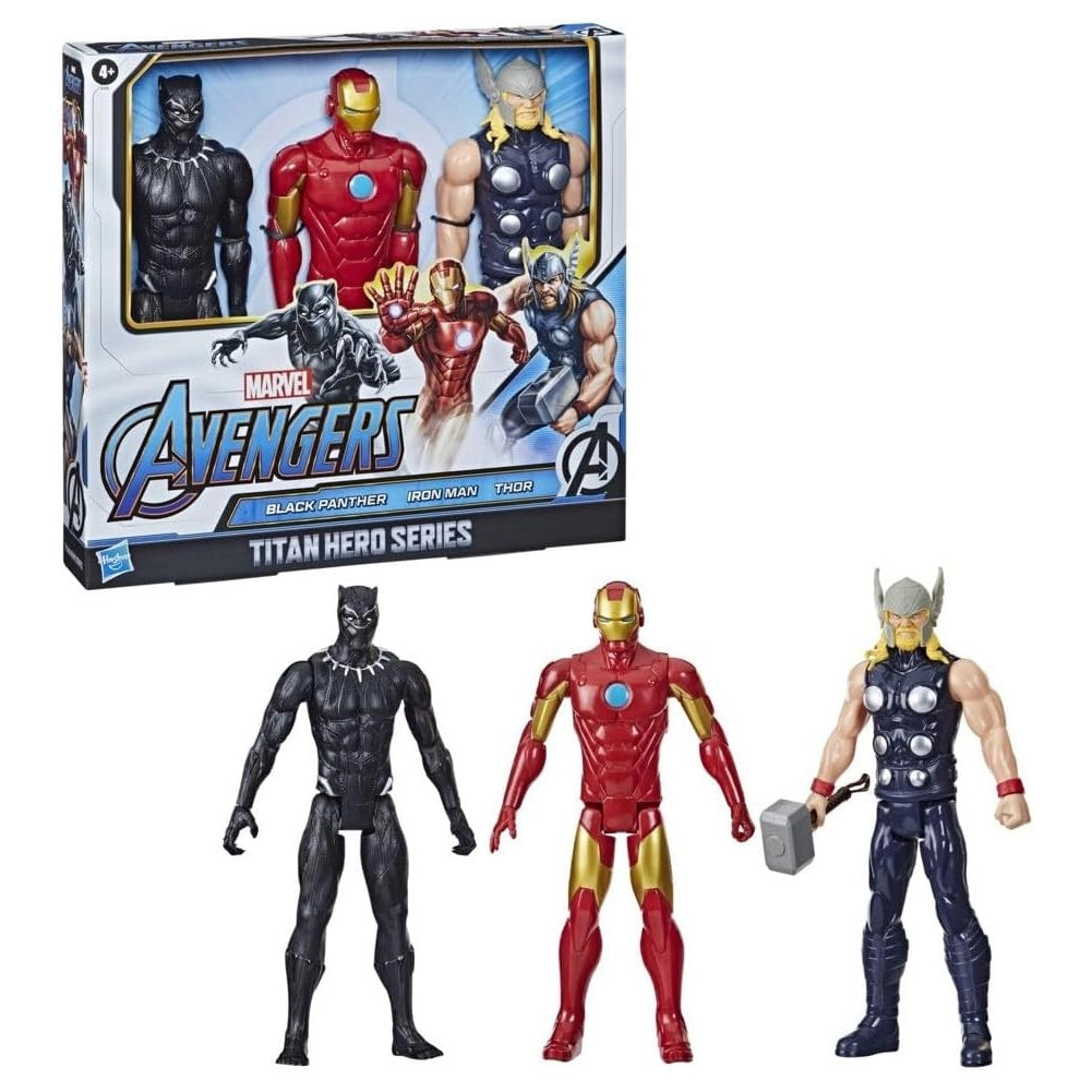 Marvel Avengers Titan Hero Thor Black Panther Iron Man da 30 cm Idea Regalo