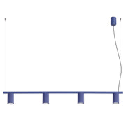 Lampadario KARBON 4 oltremare