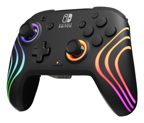 PDP Afterglow Wave Nero USB Gamepad Analogico/Digitale Nintendo Switch, Nintendo Switch Lite, Nintendo Switch OLED