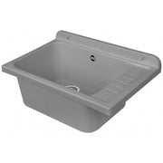 Pilozzo a muro 58x38 cm con sgocciolatoio  Grigio  Profondo e anti UV  Ideale per esterno  Kit di montaggio  Negrari