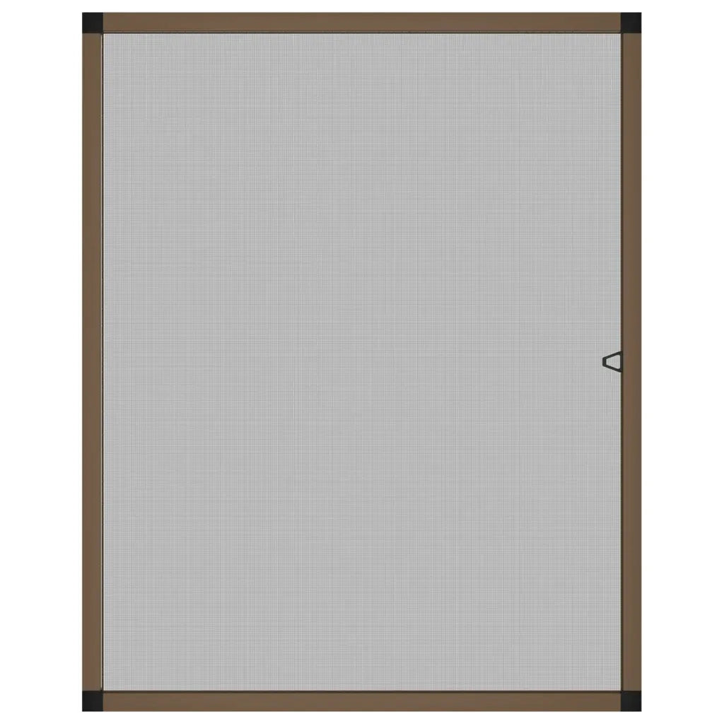 Zanzariera per Finestre Marrone 80x100 cm CFW3058749