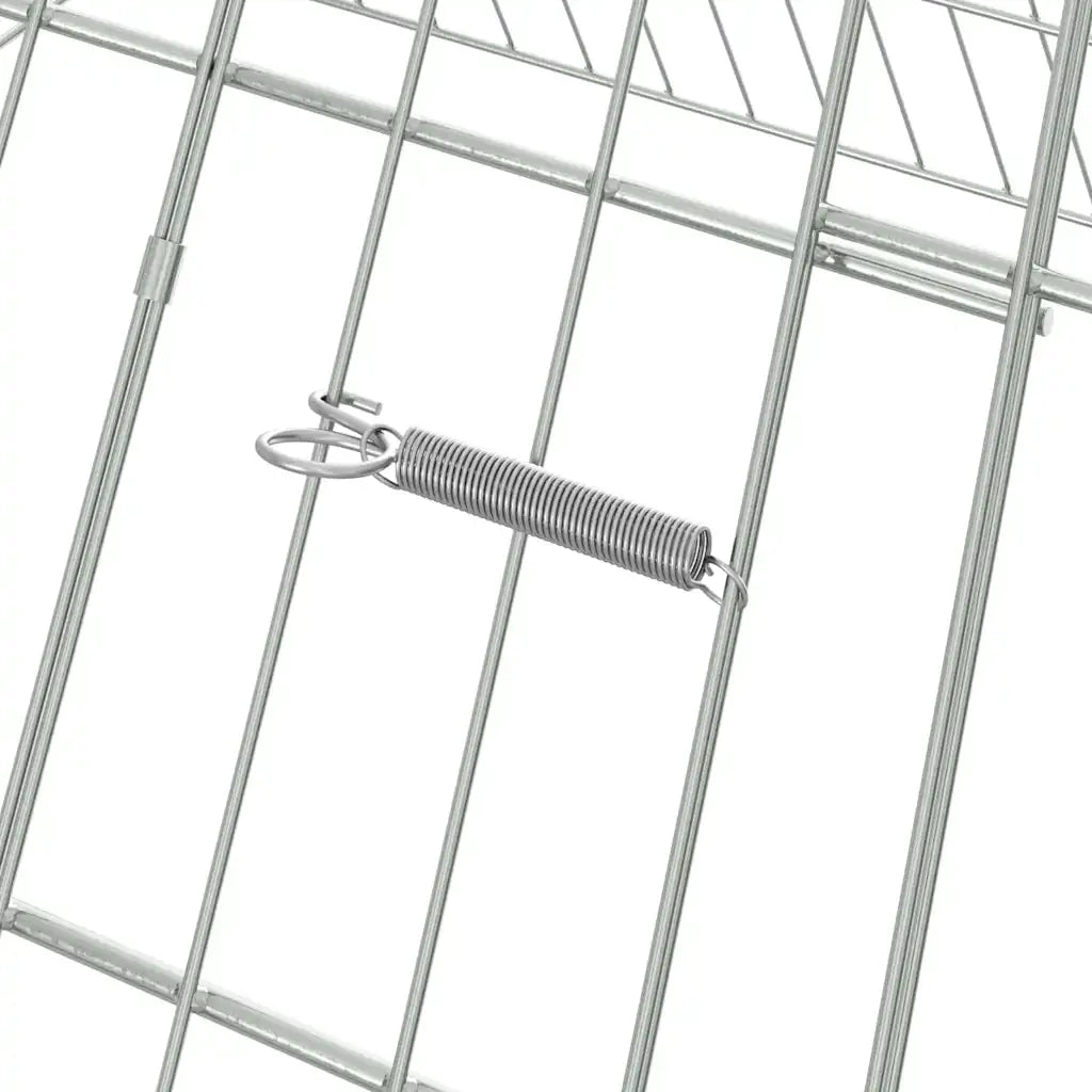 Gabbia per Conigli Argento 110 x 100 x 85 cm Acciaio zincato CFW8283953