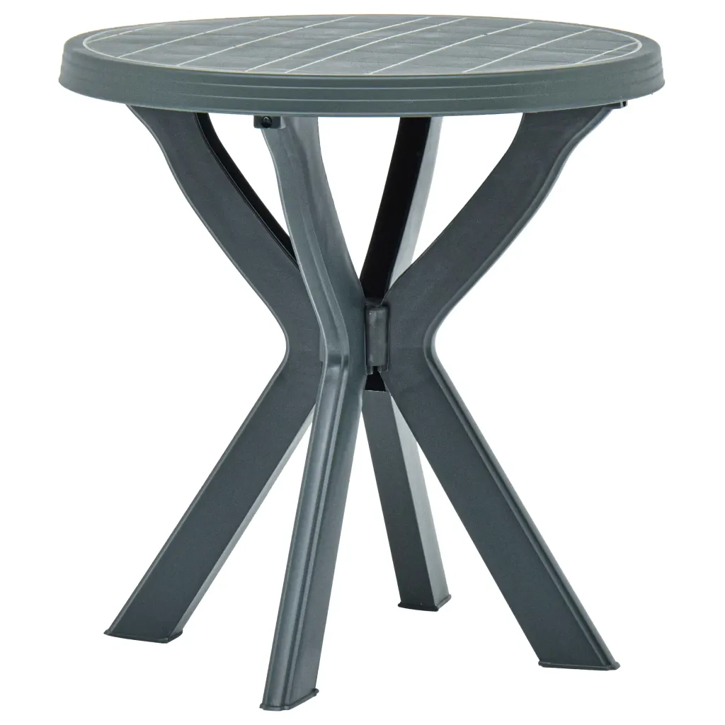 Tavolo da Bistrot Verde Ã˜70 cm in Plastica cod mxl 34467