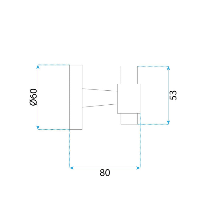 Appendiabiti Da Bagno 16101 Aristo Brushed Nickle