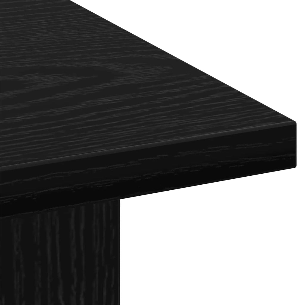 Tavolino da salotto con cassetto Rovere Nero 77 x 55 x 42 cm 8000413