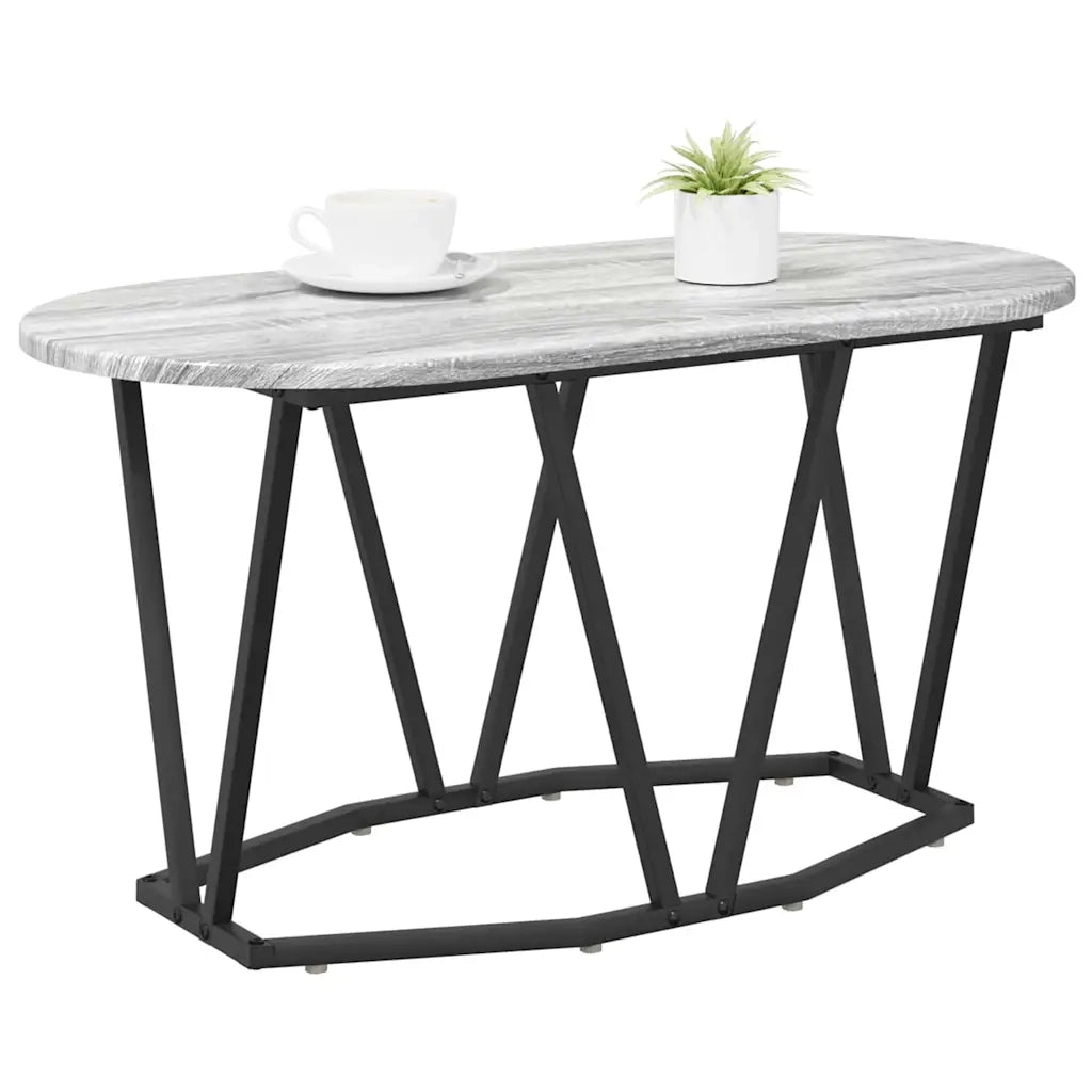 Tavolino da Salotto-Tavolino da soggiorno Grigio 80 x 40 x 40.5 cm