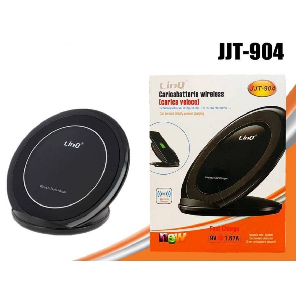 Trade Shop - Base Di Ricarica Veloce Wireless Qi Induzione Smartphone Caricabatterie Jjt-904 -
