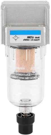 Filtro dell'aria, separatore dell'acqua e lubrificante per condotte d'aria - filtro a particelle, filtro a particelle d'acqua - 750 L/min - scarico automatico