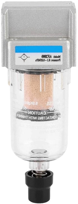Filtro dell'aria, separatore dell'acqua e lubrificante per condotte d'aria - filtro a particelle, filtro a particelle d'acqua - 750 L/min - scarico automatico