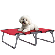 Brandina per Cani Piccoli Pieghevole 71x58x20 cm per Interno ed Esterno Rosso