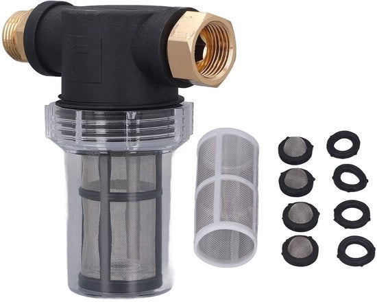 Filtro per tubi da giardino - filtro acqua in linea - adatto a diverse applicazioni