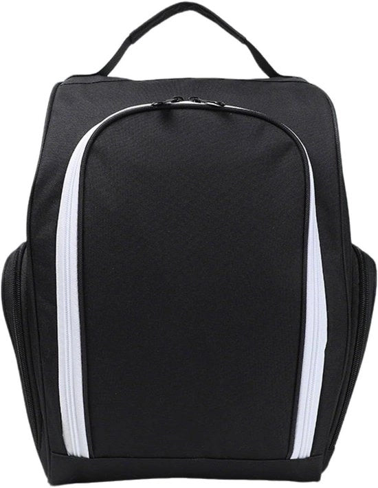 Borsa di stoccaggio per scarpe premium, impermeabile e portatile, organizzatore di viaggio per scarpe, nero unisex, ideale per la conservazione durante i viaggi con valigia - Trolley con possibilità di appeso.