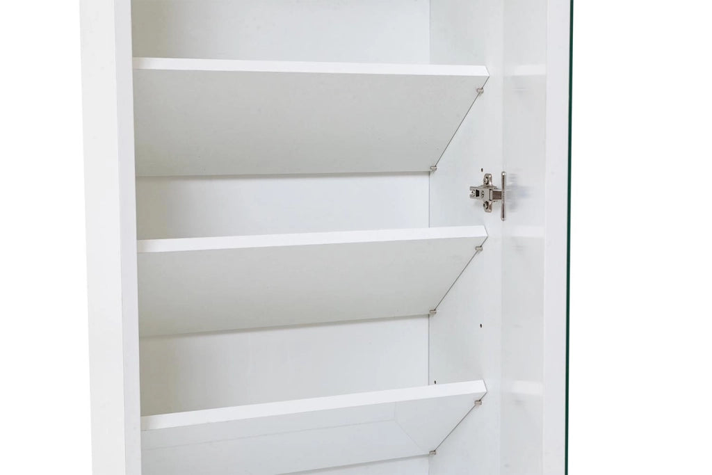 Scarpiera Libreria 5 Ripiani in Melaminico 88,5x25x160cm TFT Sc Bianca Specchio