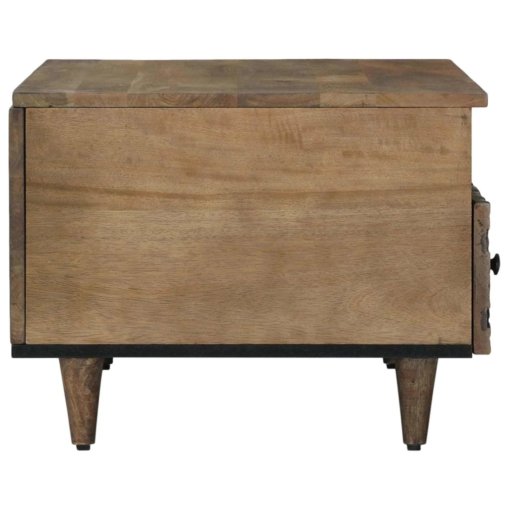 Tavolino da salotto con cassetto Marrone 80 x 54 x 40 cm