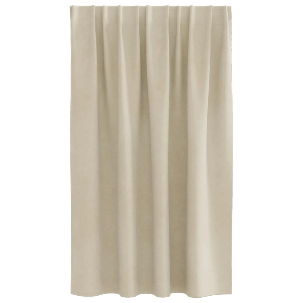Tende oscuranti 2 pcs Crema 140 x 140 cm Velluto 4107183
