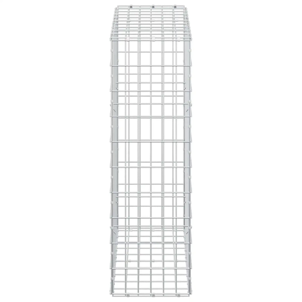 Gabione con Filo da 5 mm e Rete da 5x10 cm 100x30x100 cm 3464636
