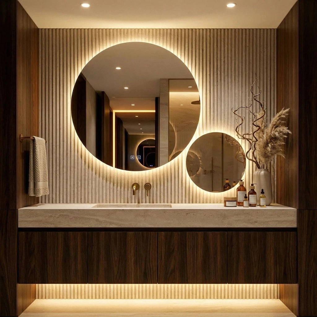 Specchio Led R-9045 90cm + 45cm