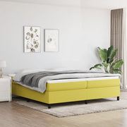 Struttura Letto a Rete a Molle Verde 200x200 cm in Tessuto 3120893