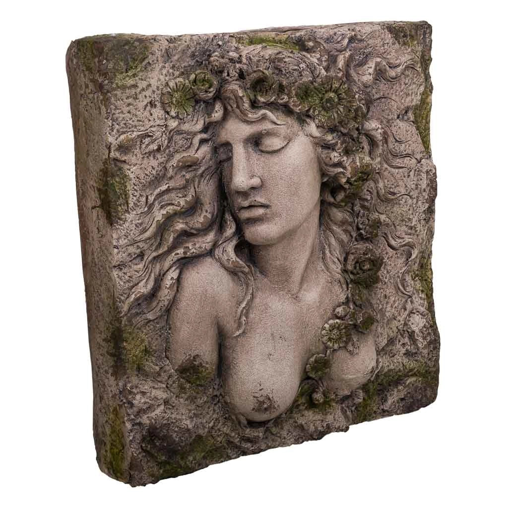Fioriera decorativa da muro in magnesio 47x45x16h