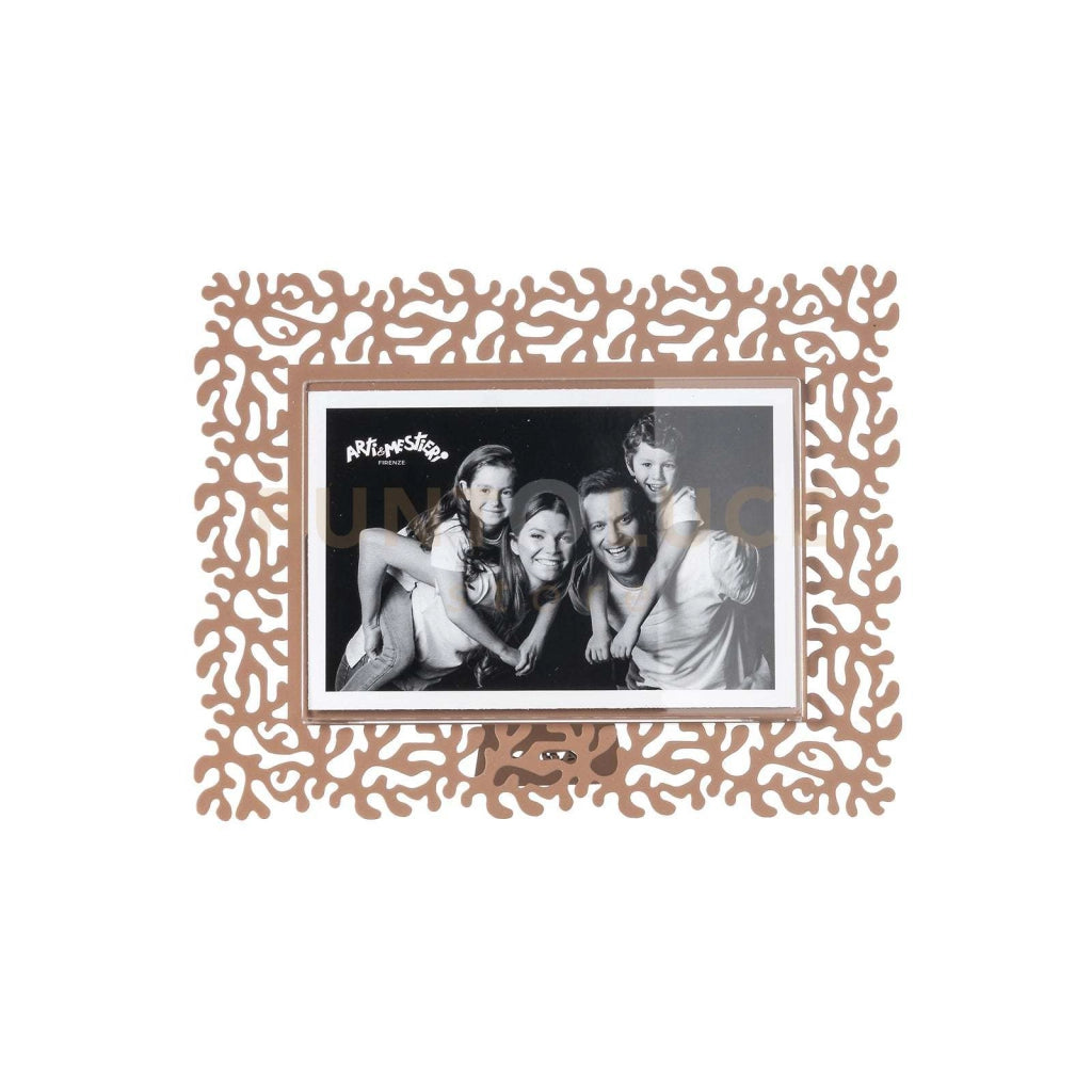 Portafoto Corallo piccolo orizzontale Mocha mousse