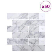 Piastrella subway 50 pz Marmo Bianco 30 x 30 cm CFW5924041