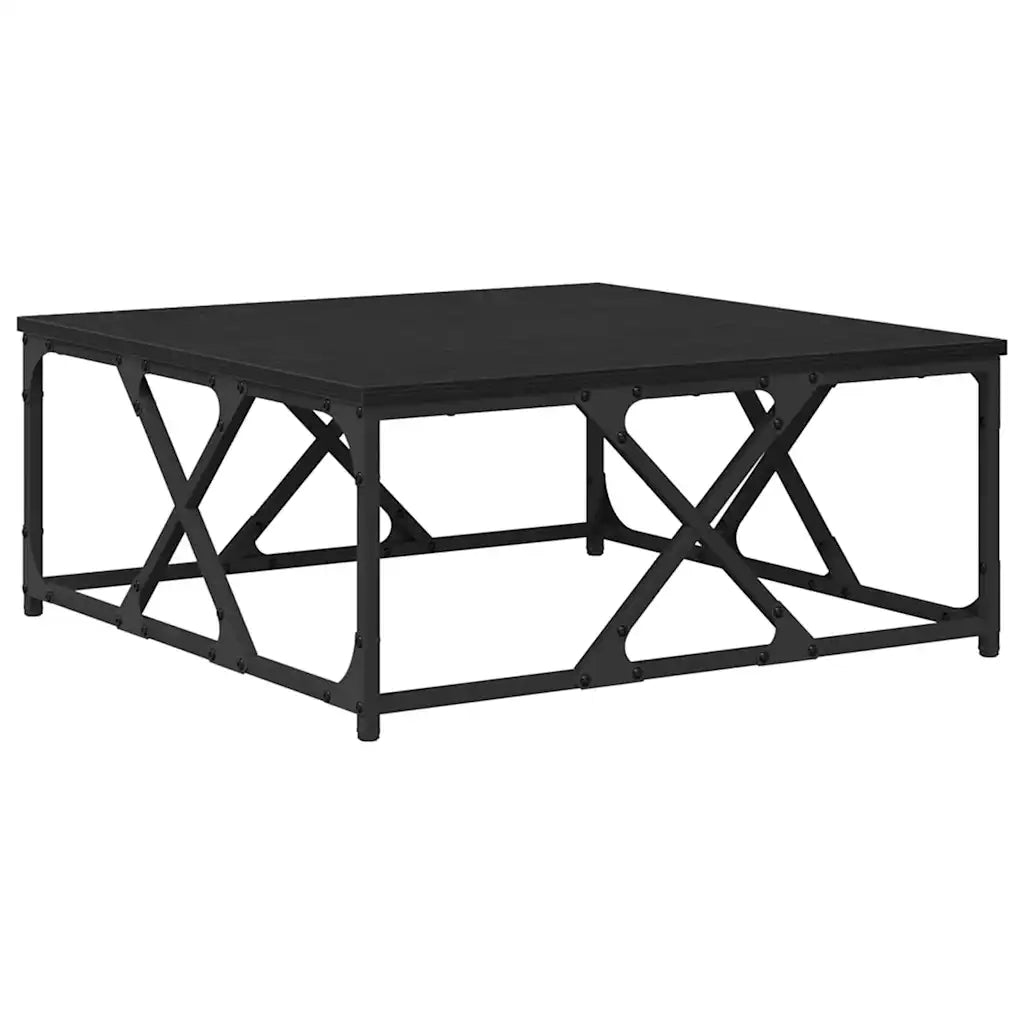 Tavolino da salotto Rovere Nero 70 x 70 x 30 cm 882774