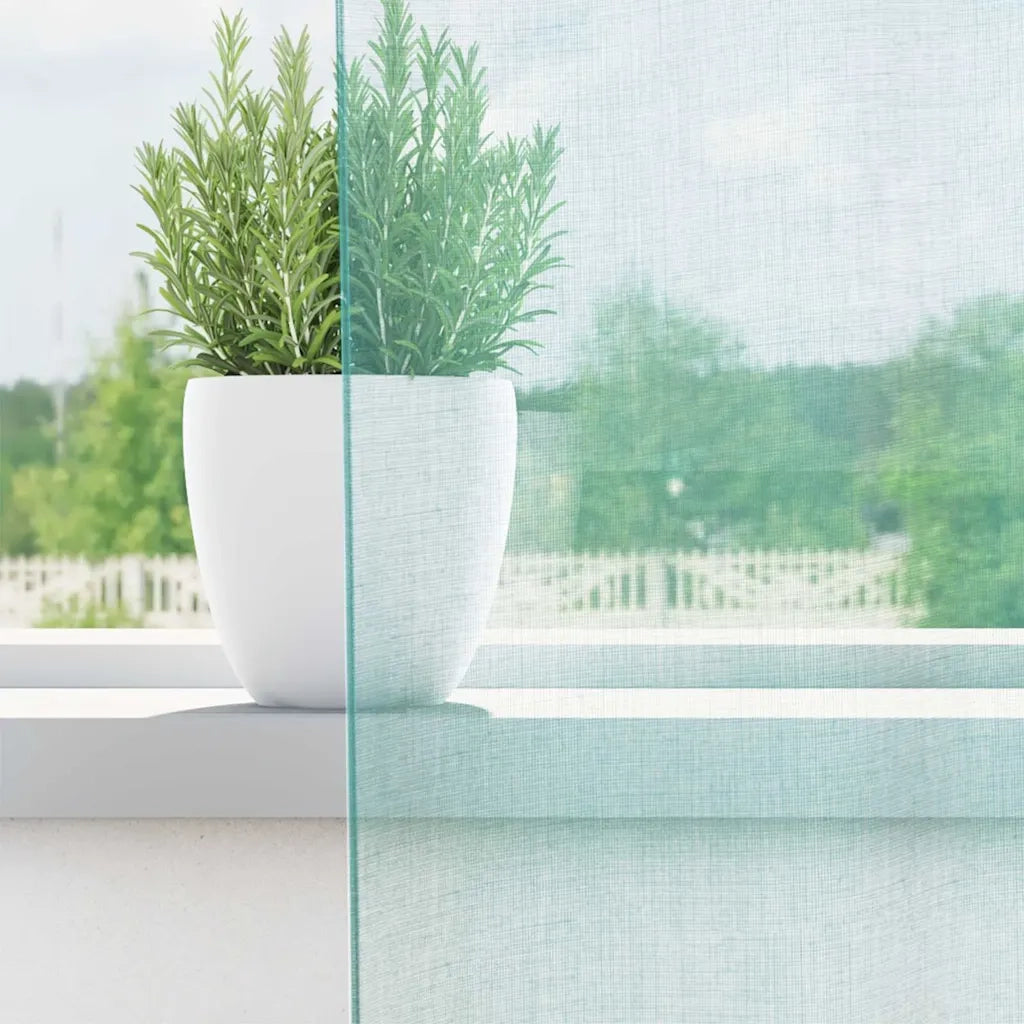 vidaXL Tende in Voile con Occhielli 2 pz Turchese