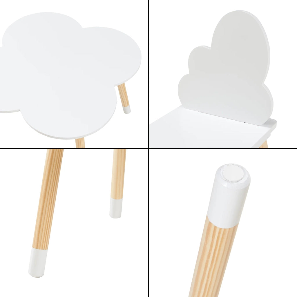 Set tavolo e 2 sedie per bambini Epim bianco 03_0009447